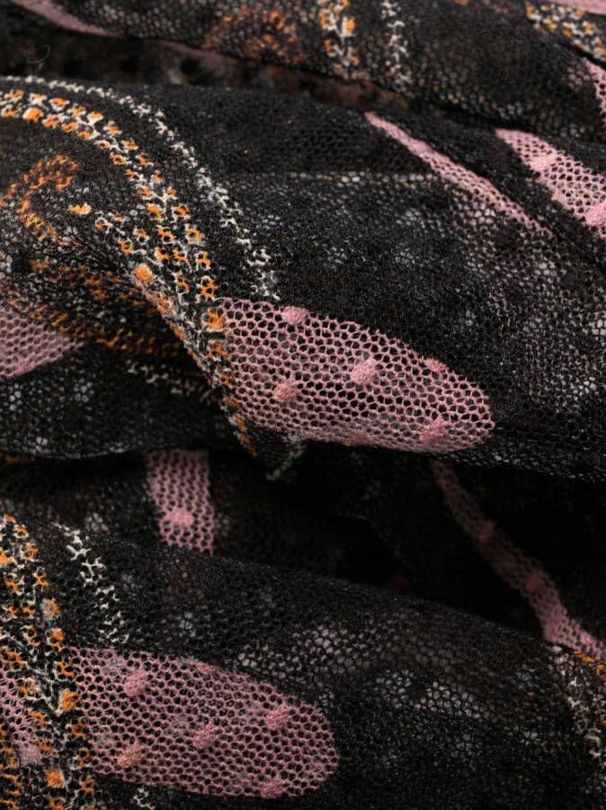 ETRO Panty met paisley-print Zwart