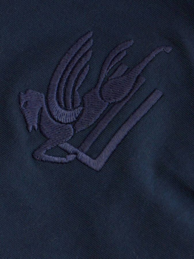 ETRO Cropped T-shirt Blauw