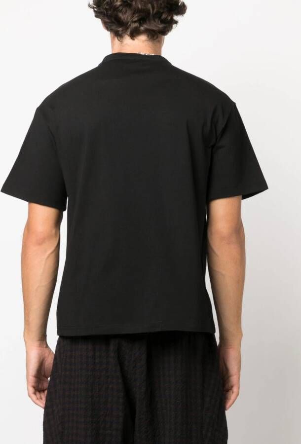 ETRO T-shirt met geborduurd logo Zwart
