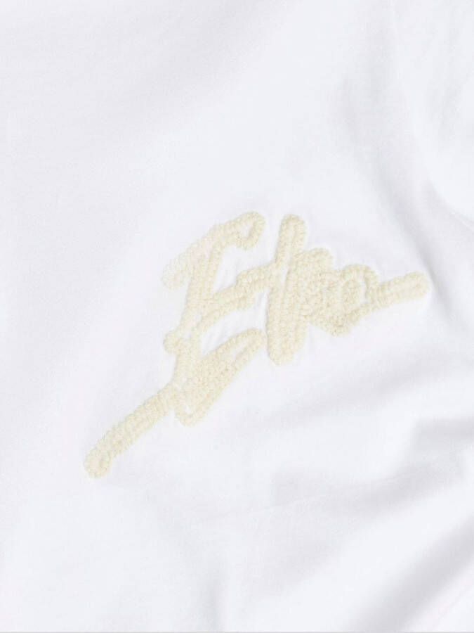 ETRO T-shirt met patch Wit
