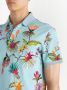 ETRO Poloshirt met bloemenprint Blauw - Thumbnail 4