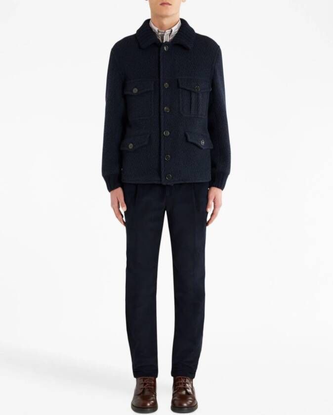 ETRO Ribfluwelen broek Zwart