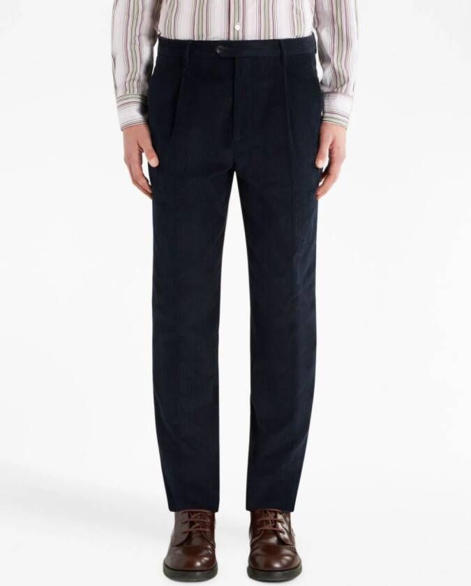 ETRO Ribfluwelen broek Zwart