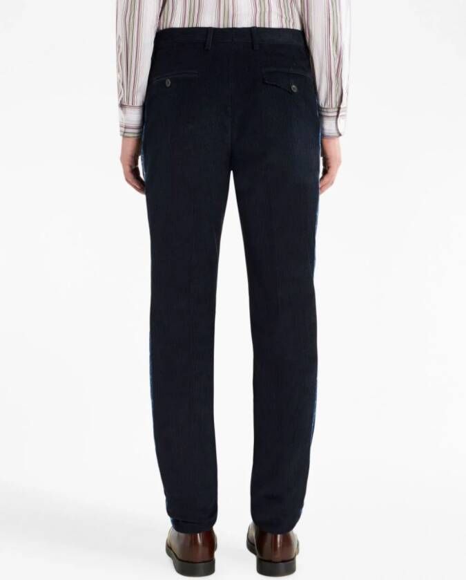 ETRO Ribfluwelen broek Zwart