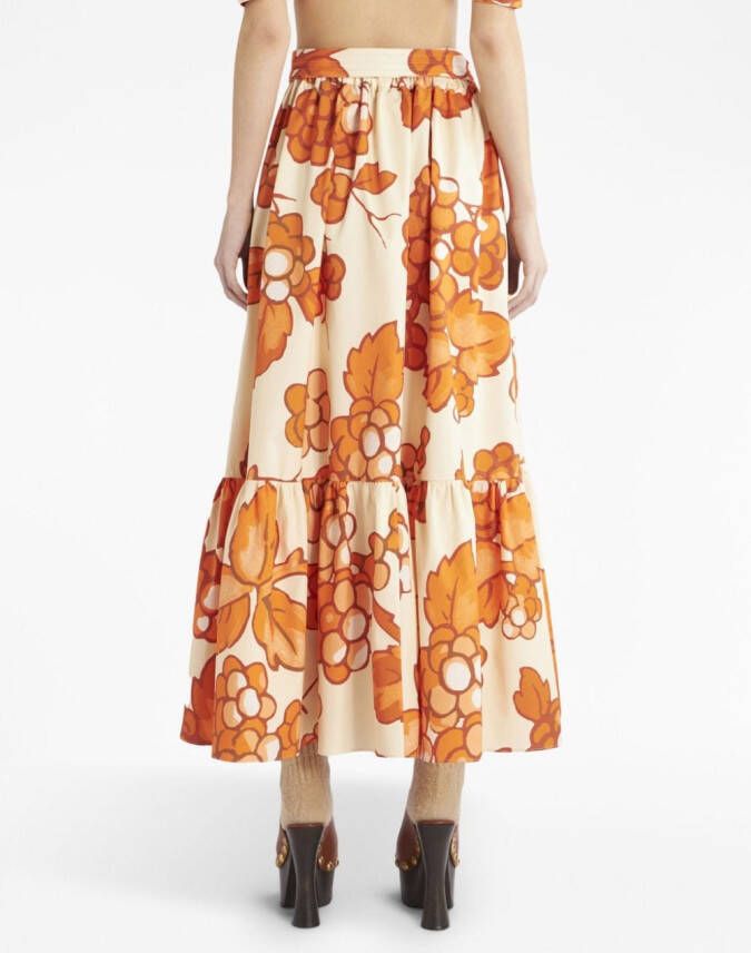 ETRO Rok met print Oranje