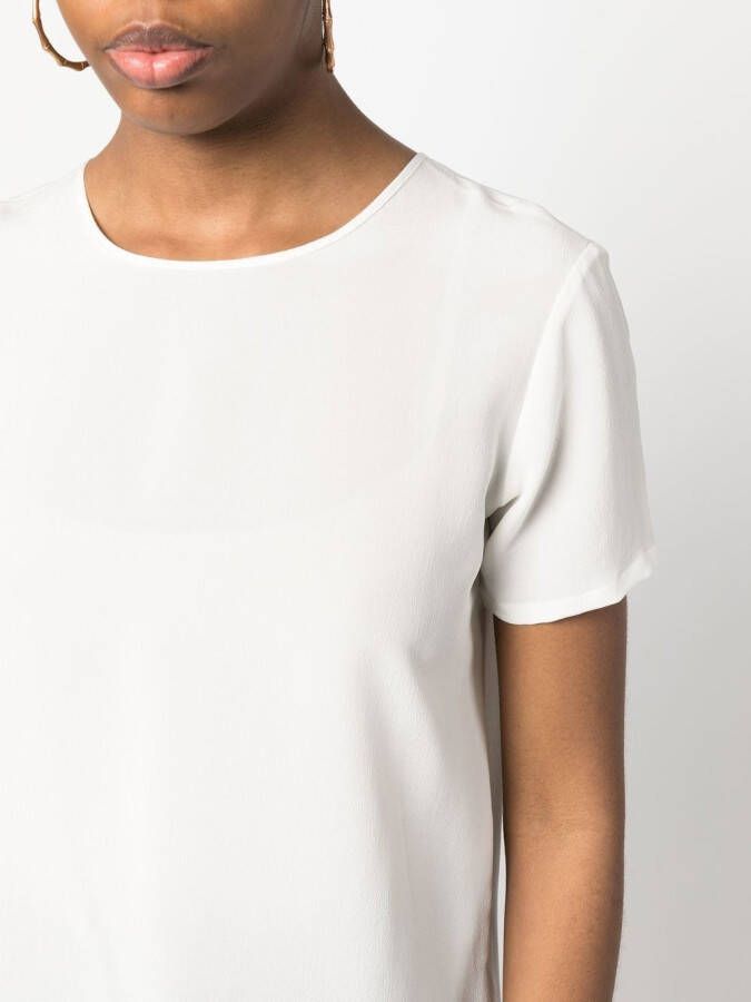 ETRO T-shirt met ronde hals Beige