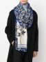 ETRO Sjaal met bloemjacquard Blauw - Thumbnail 2