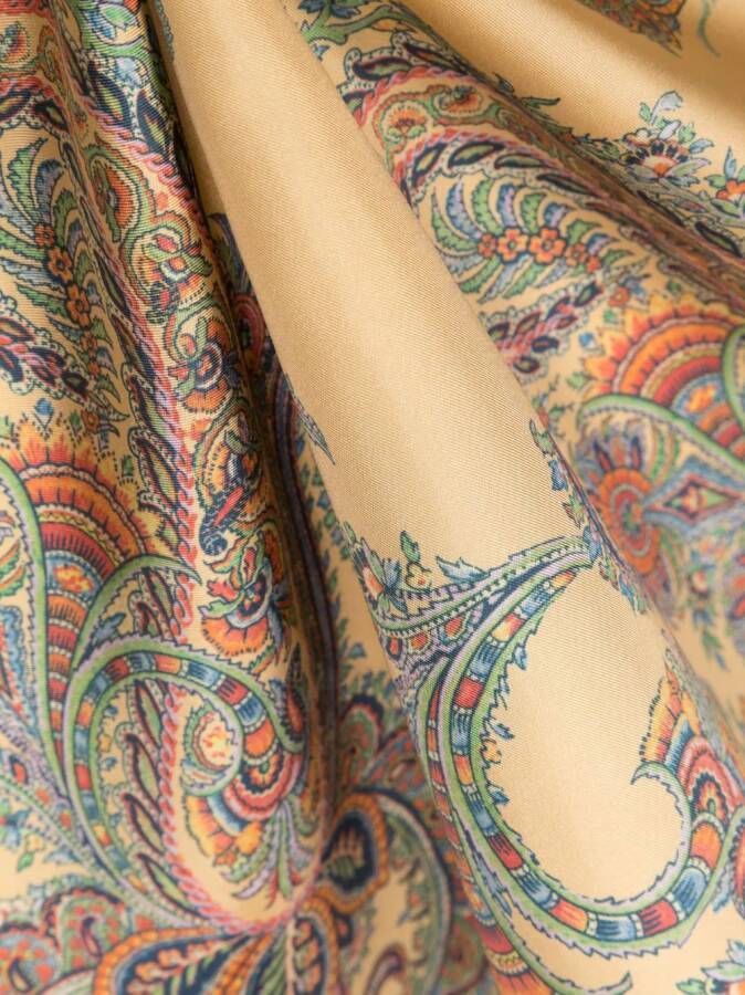 ETRO Sjaal met paisley-print Beige