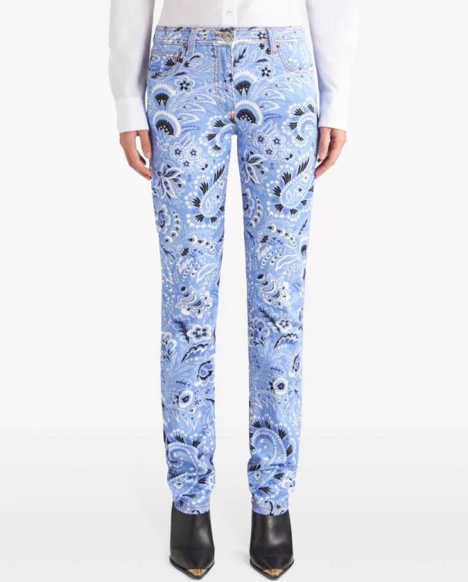 ETRO Skinny jeans Blauw