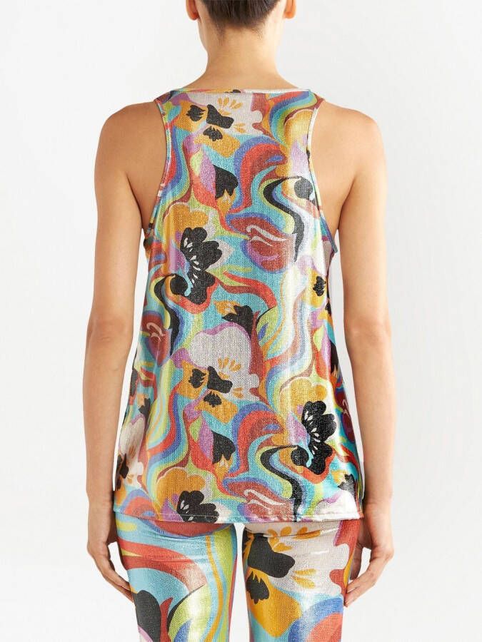 ETRO Mouwloze jurk Blauw
