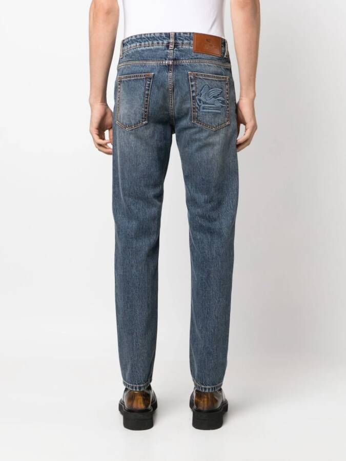 ETRO Slim-fit jeans Blauw