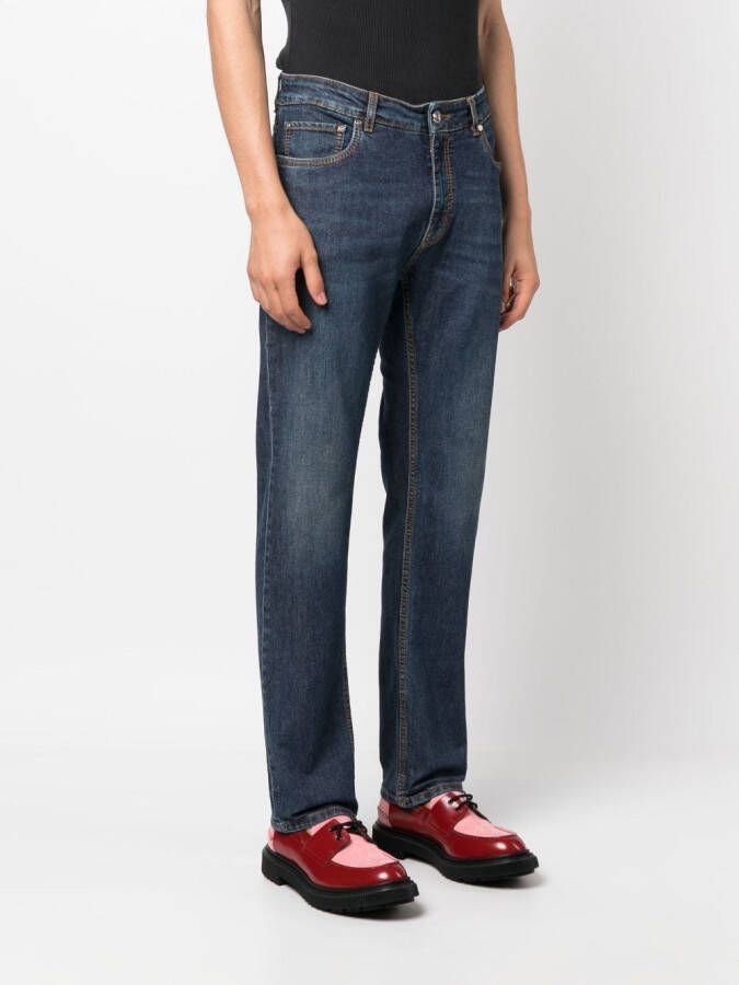 ETRO Straight jeans Blauw