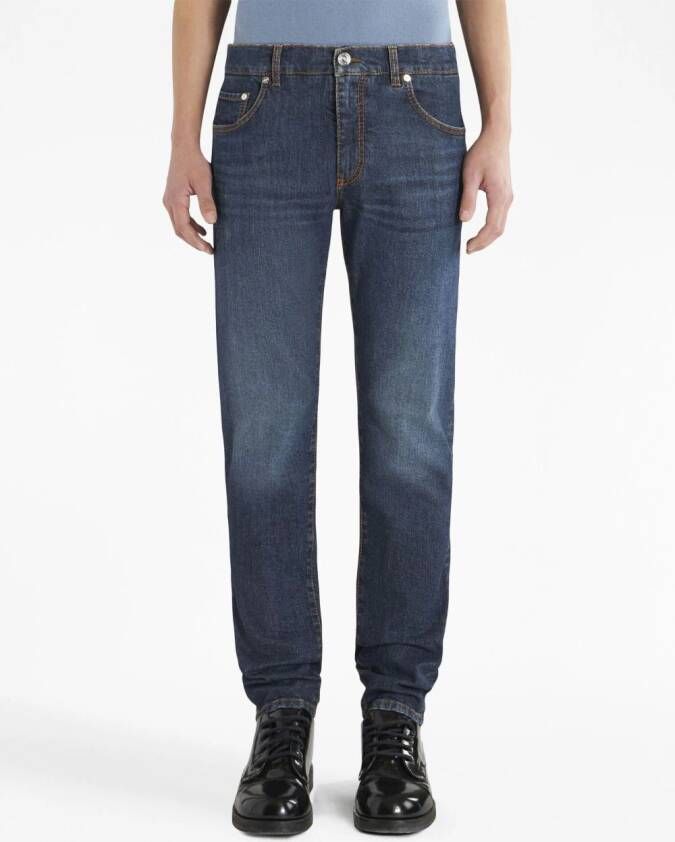 ETRO Straight jeans Blauw