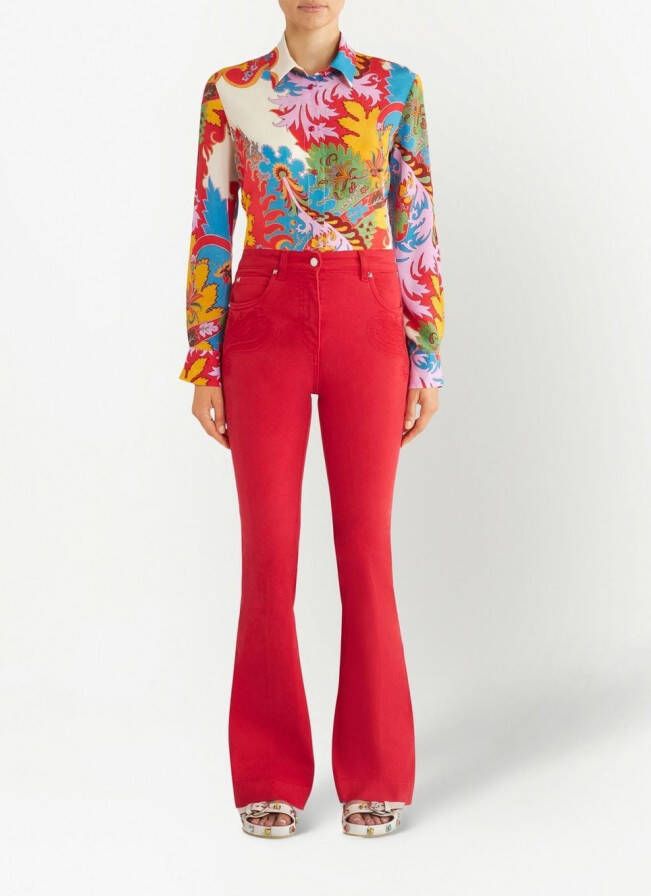 ETRO Straight jeans Rood