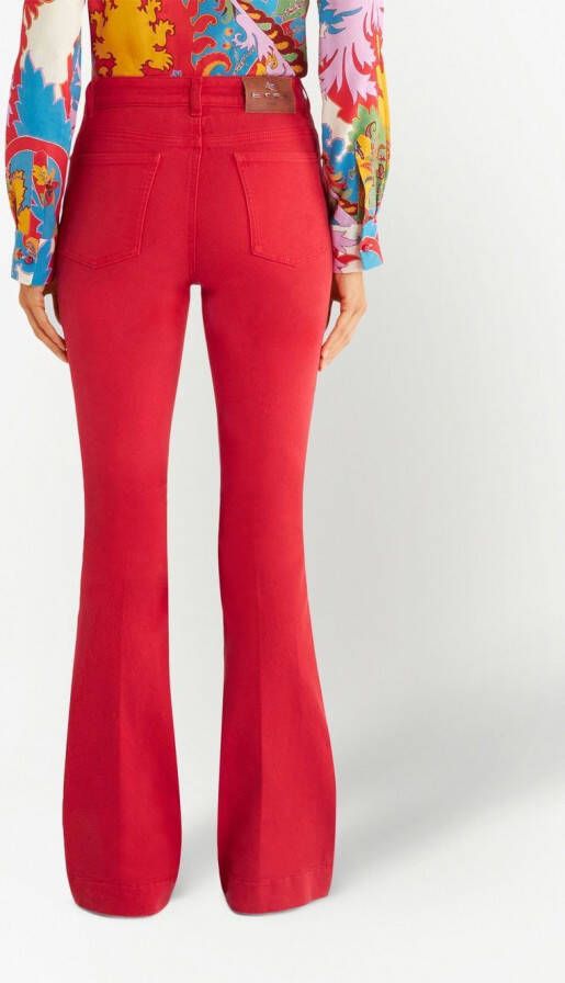 ETRO Straight jeans Rood