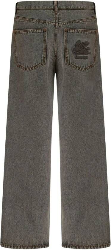 ETRO Straight jeans Zwart