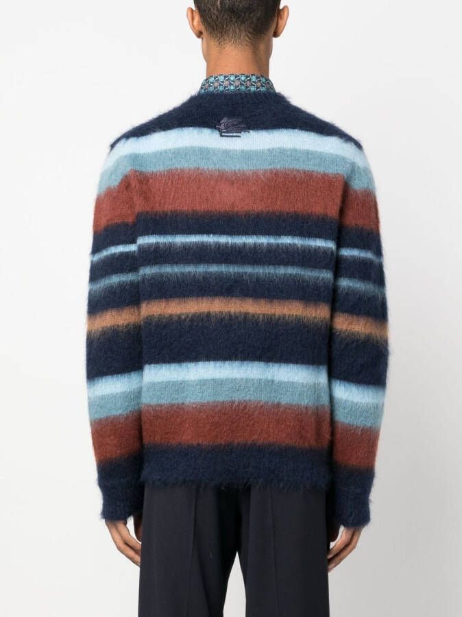 ETRO Gestreepte trui Blauw