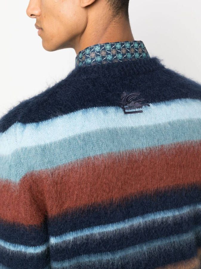 ETRO Gestreepte trui Blauw