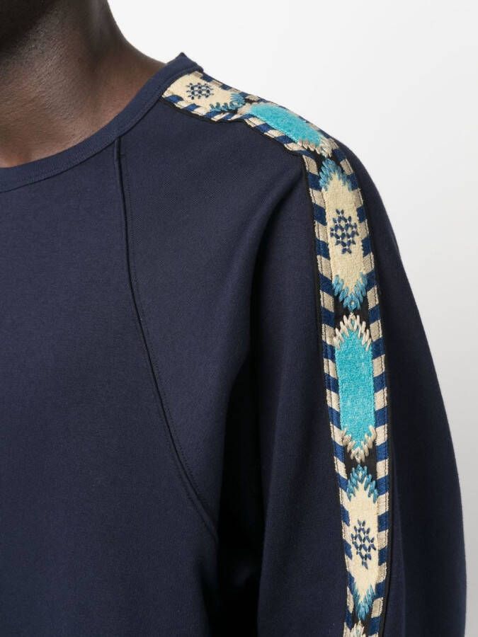 ETRO Sweater met print Blauw