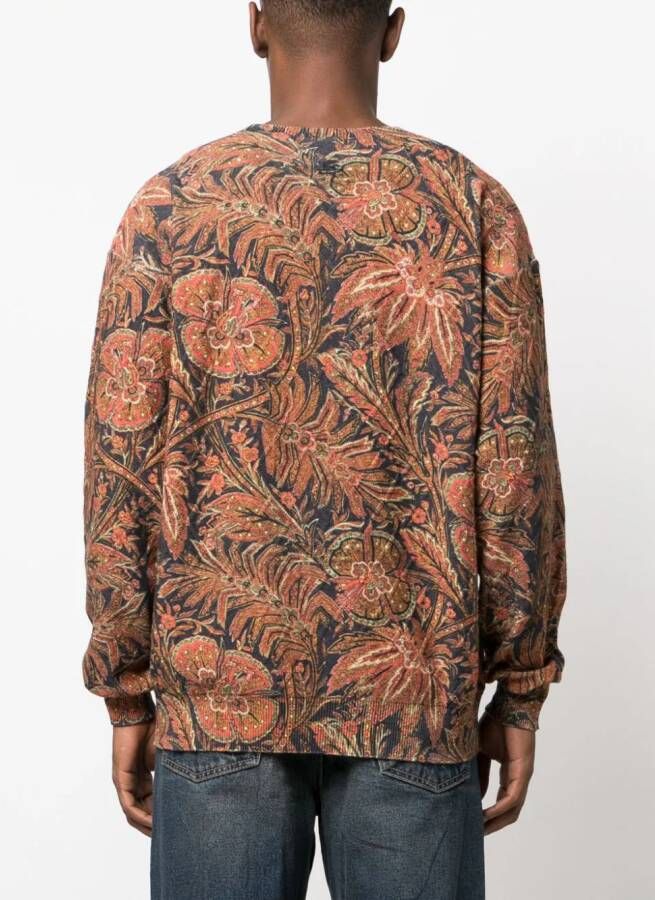 ETRO Sweater met print Rood