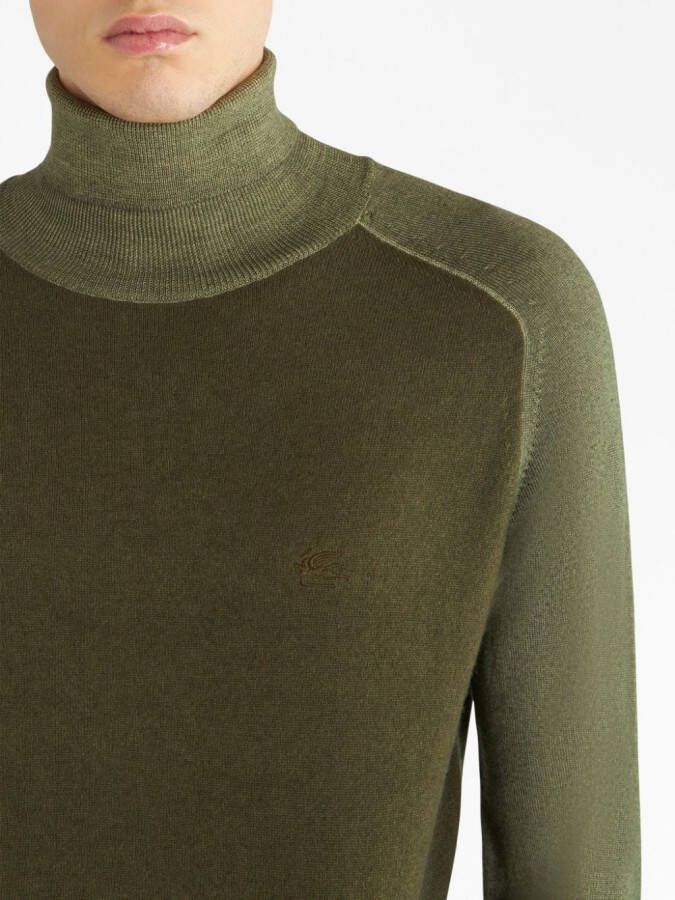 ETRO Trui met hoge hals Groen