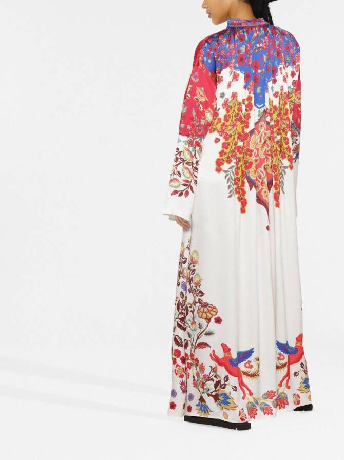 ETRO Tuniekjurk met bloemenprint Beige