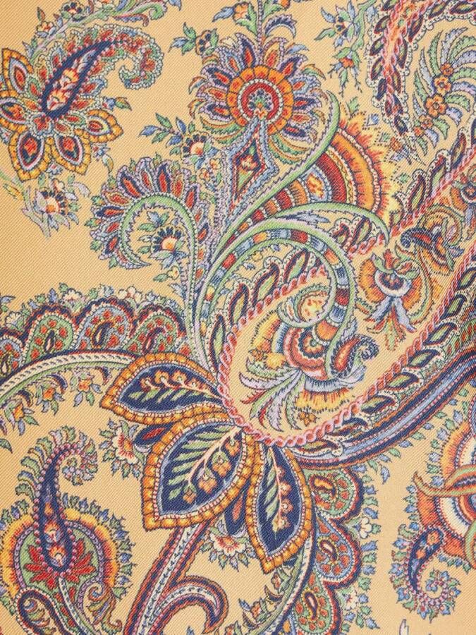 ETRO Vest met bloemenprint Bruin