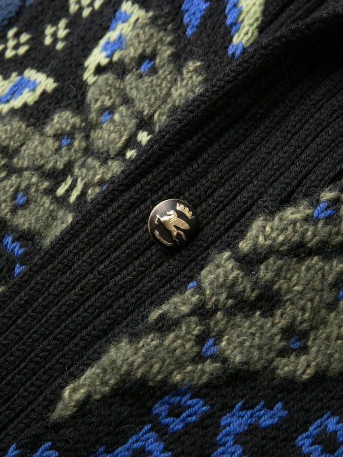 ETRO Vest met borduurwerk Zwart