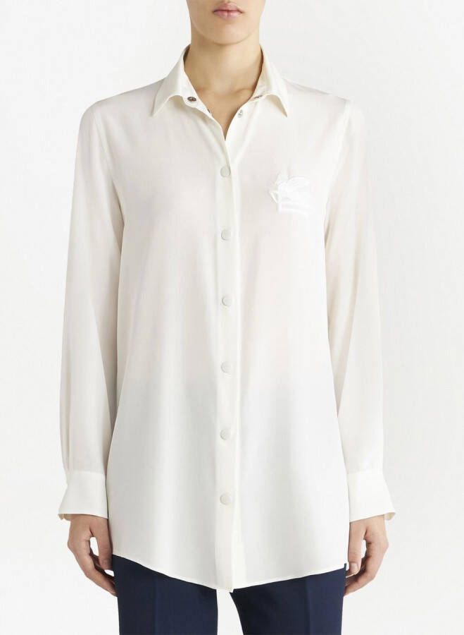 ETRO Zijden blouse Wit