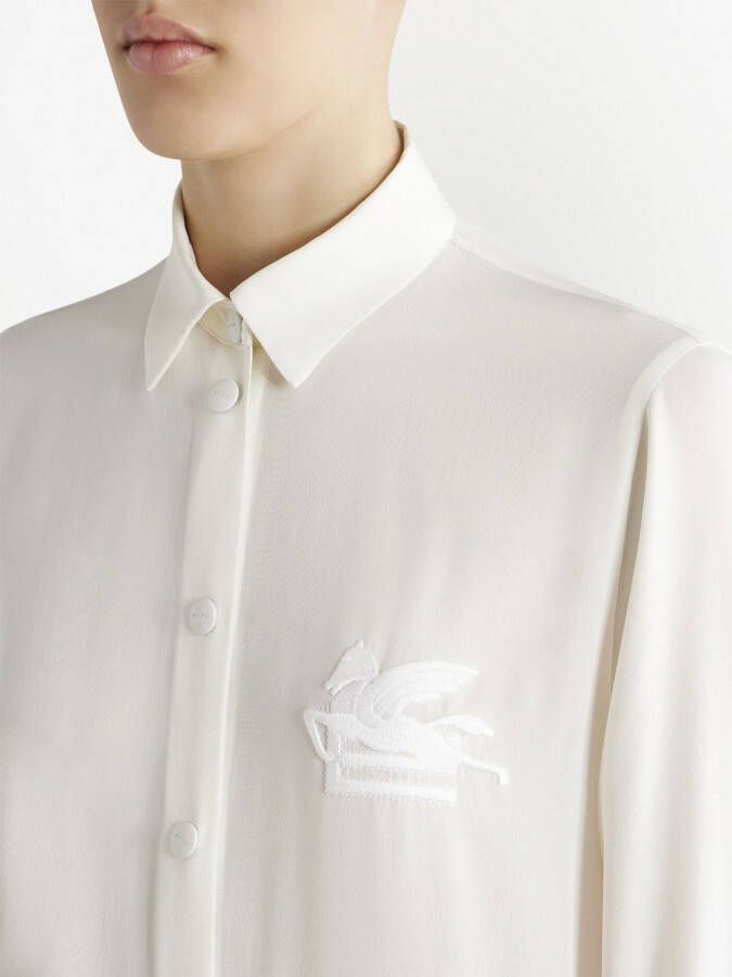 ETRO Zijden blouse Wit