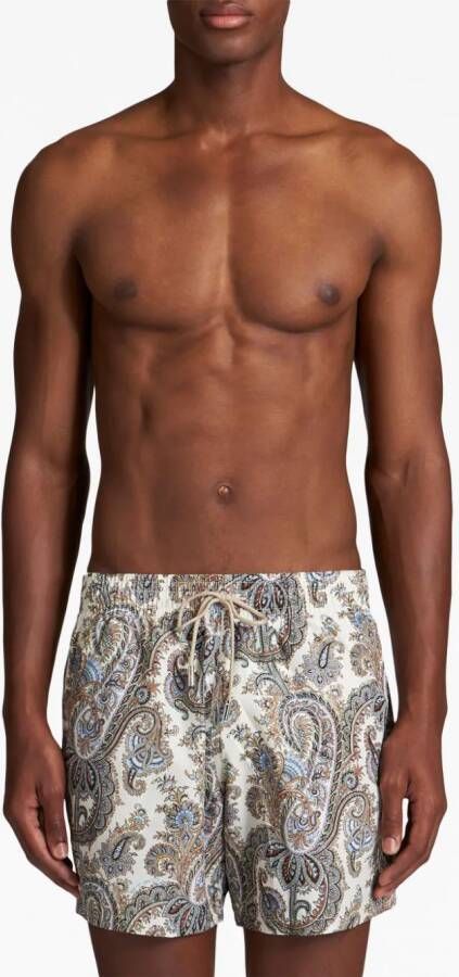 ETRO Zwembroek met paisley-print Veelkleurig