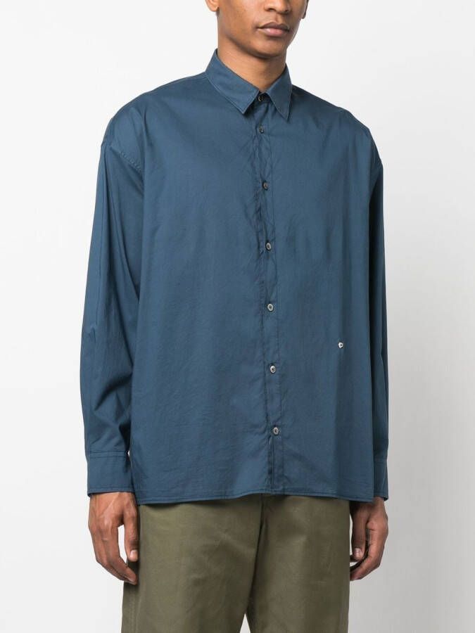 Etudes Button-down overhemd Blauw