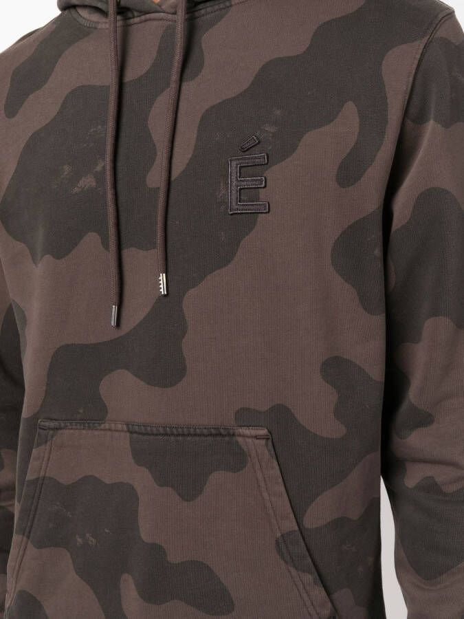 Études Studio Hoodie met logopatch Bruin