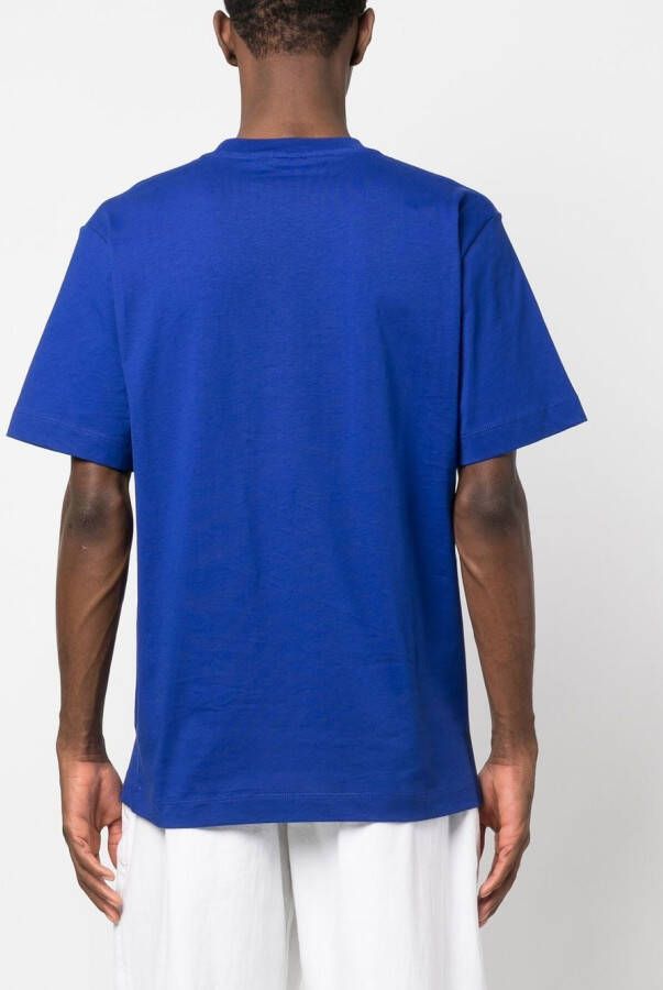 Etudes T-shirt met ronde hals Blauw