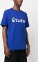 Etudes T-shirt met logoprint Blauw - Thumbnail 3