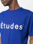 Etudes T-shirt met logoprint Blauw - Thumbnail 5