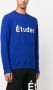 Etudes Sweater met logoprint Blauw - Thumbnail 3