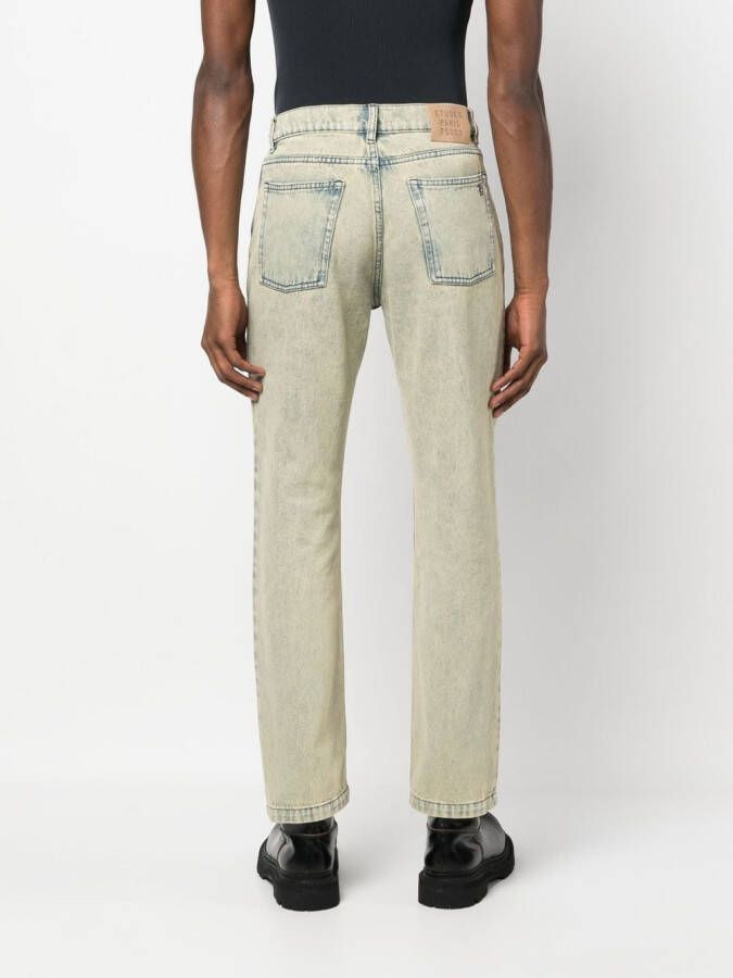Etudes Straight jeans Geel