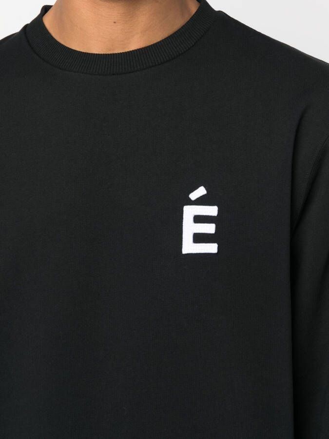 Etudes Sweater met logo Zwart