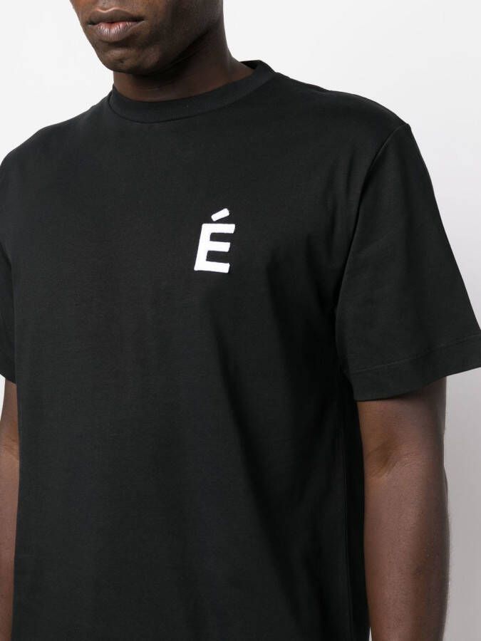 Etudes T-shirt met logoprint Zwart
