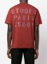Études Studio T-shirt met print Rood - Thumbnail 4