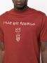 Études Studio T-shirt met print Rood - Thumbnail 5