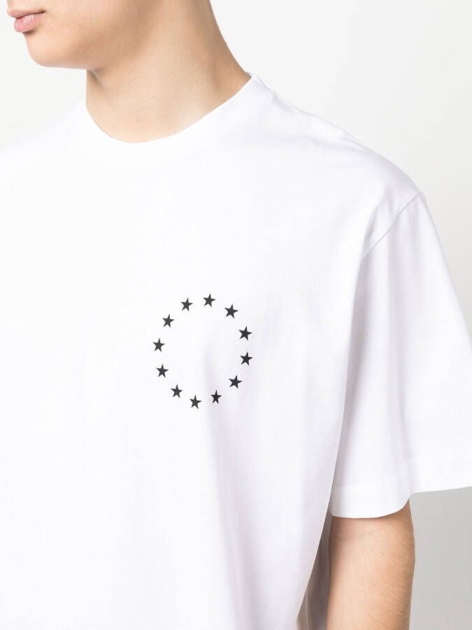 Etudes T-shirt met print Wit