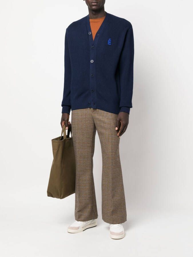 Études Studio Vest met logopatch Blauw