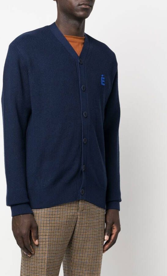 Études Studio Vest met logopatch Blauw