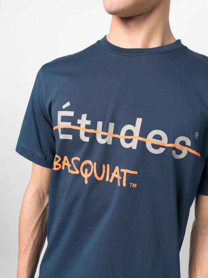 Etudes x Jean-Michel Basquiat T-shirt Blauw
