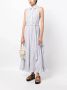 Evi Grintela Gestreepte blousejurk Blauw - Thumbnail 2