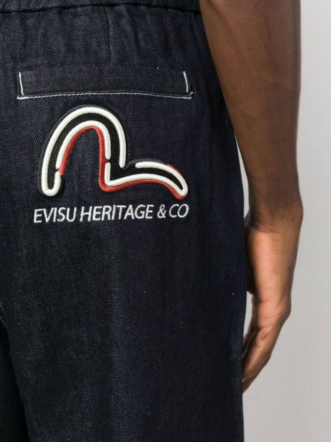 EVISU Jeans met print Blauw