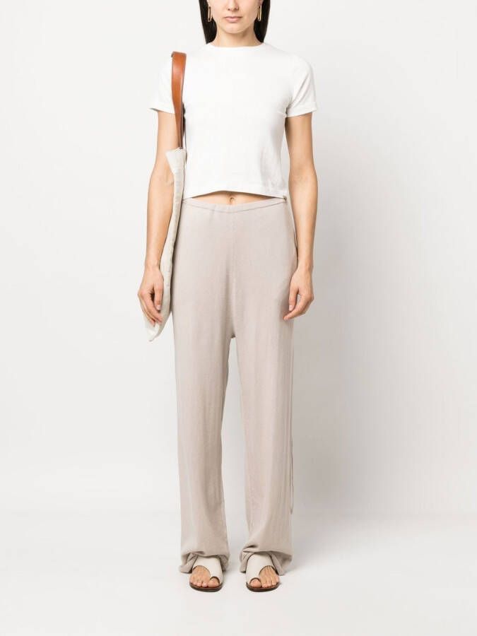 extreme cashmere Gebreid T-shirt Wit