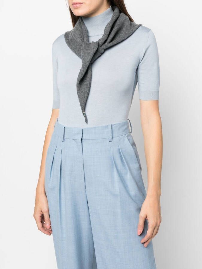 extreme cashmere Gebreide sjaal van kasjmierblend Grijs